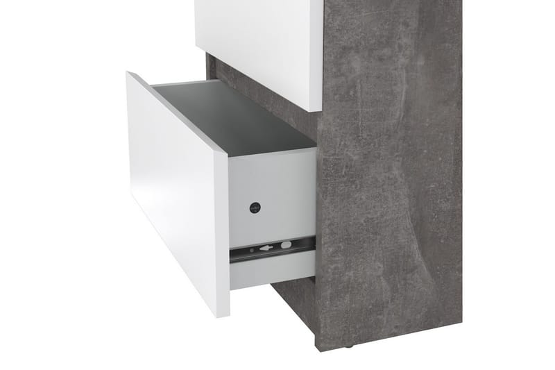 Salomns Sängbord 40 cm - Natur/Vit - Möbler - Bord & matgrupper - Avlastningsbord - Sängbord & nattduksbord