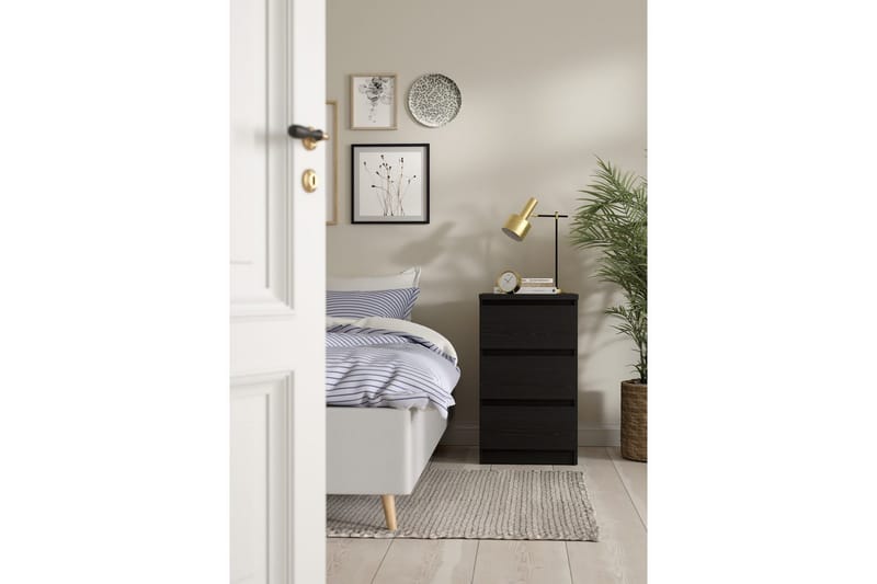 Salomns Sängbord 40 cm - Svart - Möbler - Bord & matgrupper - Avlastningsbord - Sängbord & nattduksbord