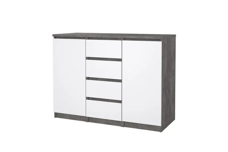 Salomns Sidobord 121 cm, Vit