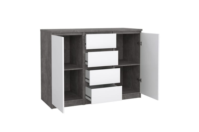 Salomns Sidobord 121 cm - Vit - Möbler - Bord & matgrupper - Avlastningsbord - Brickbord & småbord