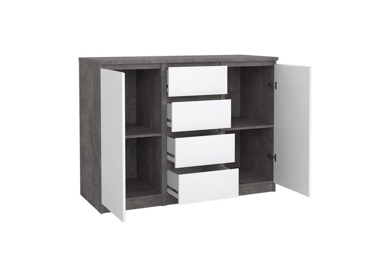 Salomns Sidobord 121 cm - Vit - Möbler - Bord & matgrupper - Avlastningsbord - Lampbord