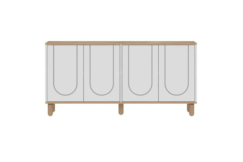 Salven Konsollbord 150 cm, Ek/Vit