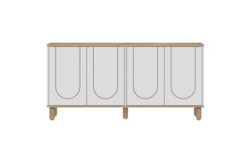 Salven Konsollbord 150 cm - Ek/Vit - Möbler - Bord & matgrupper - Avlastningsbord - Hallbord