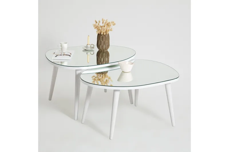 Samtens Satsbord - Vit - Möbler - Bord & matgrupper - Avlastningsbord - Satsbord