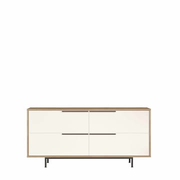 Sarnor Konsolbord 160x74,3x44,5 cm - Naturlig och vit - Möbler - Bord & matgrupper - Avlastningsbord - Hallbord