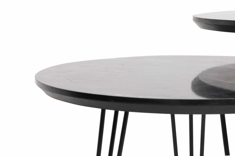 Apisa Satsbord 45 cm - Gr�å/Svart - Möbler - Bord & matgrupper - Avlastningsbord - Satsbord