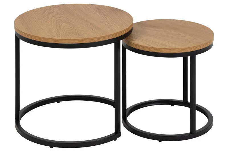 Belgrat Satsbord Rund - Natural - Möbler - Bord & matgrupper - Avlastningsbord - Satsbord