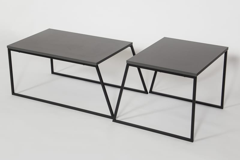 Bodsjö Satsbord 88 cm 2 Bord - Grå/Svart - Möbler - Bord & matgrupper - Avlastningsbord - Satsbord