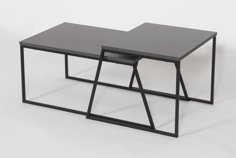 Bodsjö Satsbord 88 cm 2 Bord - Grå/Svart - Möbler - Bord & matgrupper - Avlastningsbord - Satsbord