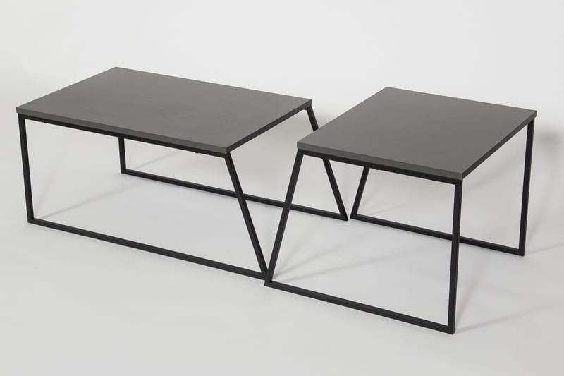 Bodsjö Satsbord 88 cm 2 Bord - Grå/Svart - Möbler - Bord & matgrupper - Avlastningsbord - Satsbord