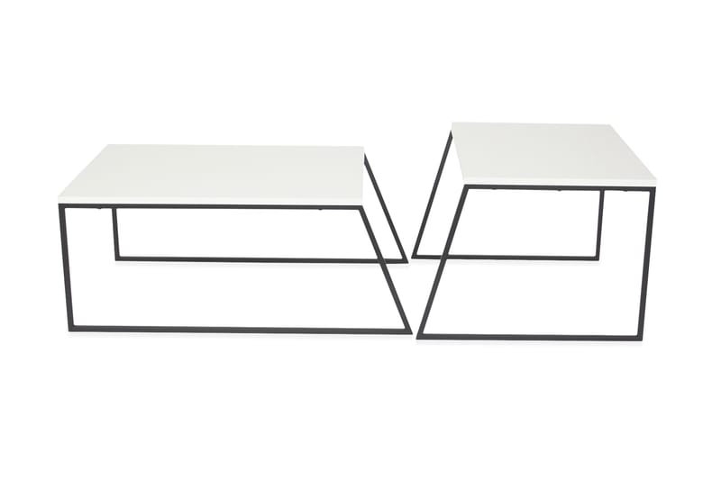 Bodsjö Satsbord 88 cm 2 Bord - Vit - Möbler - Bord & matgrupper - Avlastningsbord - Satsbord