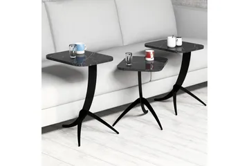 Erykah Satsbord 45 cm - Svart - Möbler - Bord & matgrupper - Avlastningsbord - Satsbord