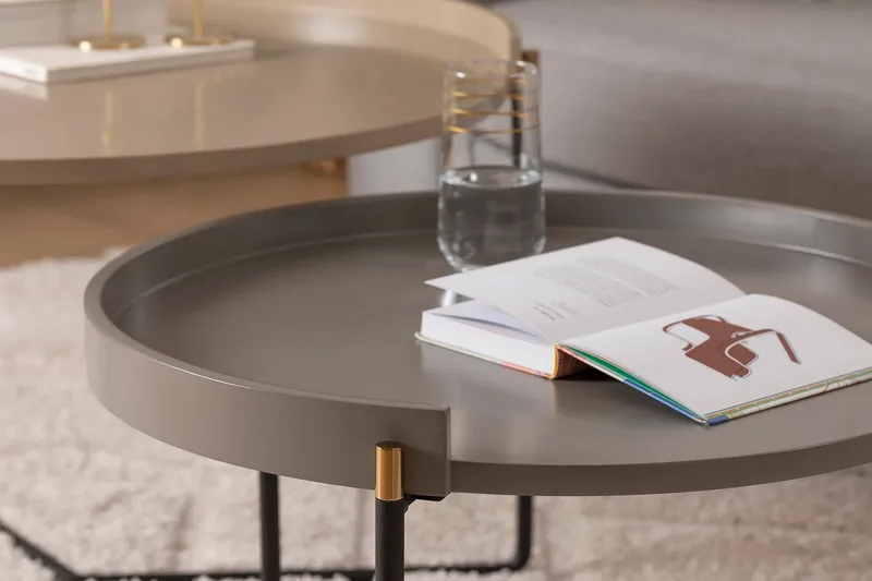 Manisha Satsbord - Beige - Möbler - Bord & matgrupper - Avlastningsbord - Satsbord