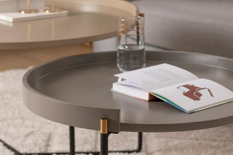 Manisha Satsbord - Beige - Möbler - Bord & matgrupper - Avlastningsbord - Satsbord