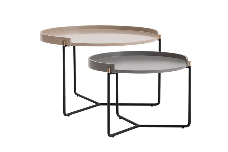 Manisha Satsbord - Beige - Möbler - Bord & matgrupper - Avlastningsbord - Satsbord