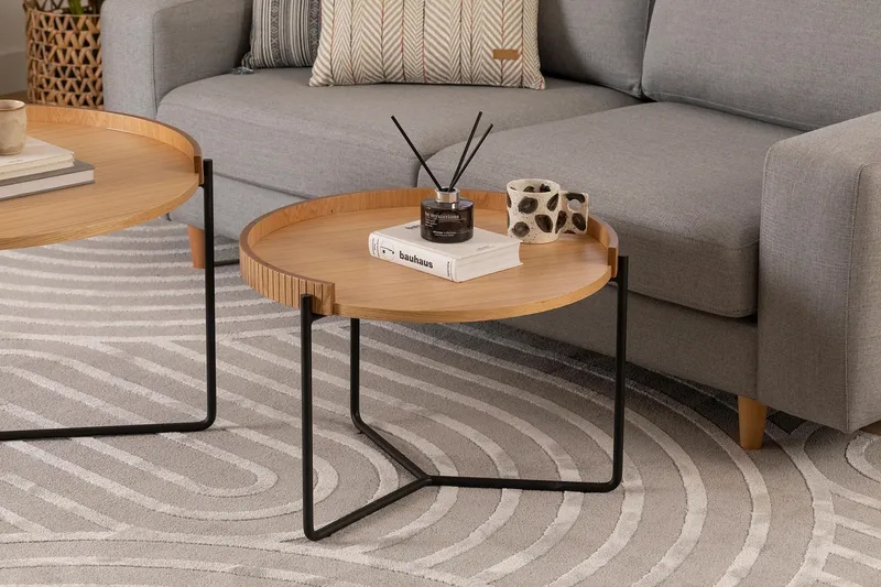 Manisha Satsbord - Natural - Möbler - Bord & matgrupper - Avlastningsbord - Satsbord