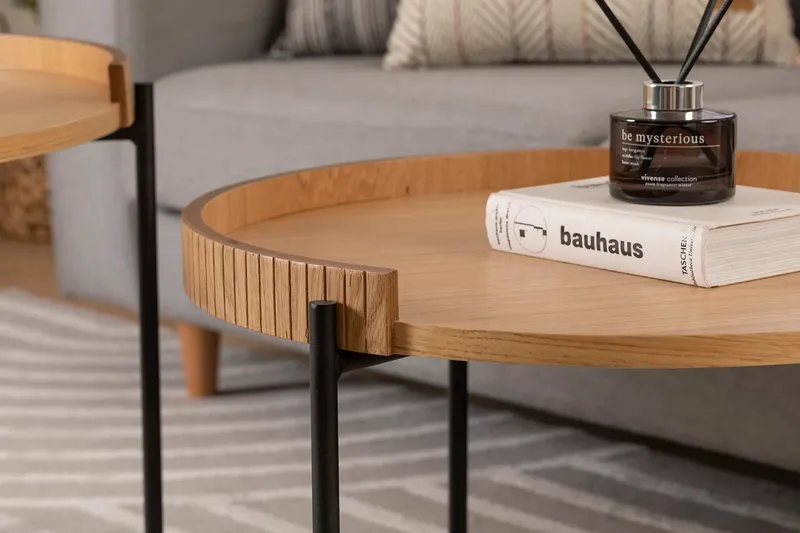 Manisha Satsbord - Natural - Möbler - Bord & matgrupper - Avlastningsbord - Satsbord