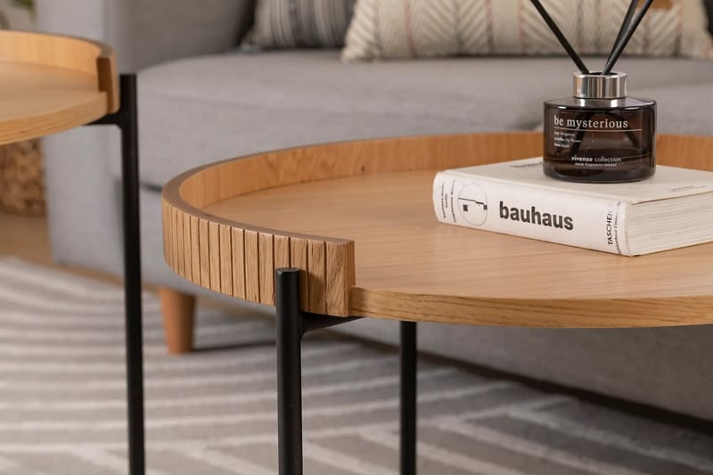 Manisha Satsbord - Natural - Möbler - Bord & matgrupper - Avlastningsbord - Satsbord