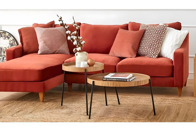 Rachida Satsbord - Natural - Möbler - Bord & matgrupper - Avlastningsbord - Satsbord