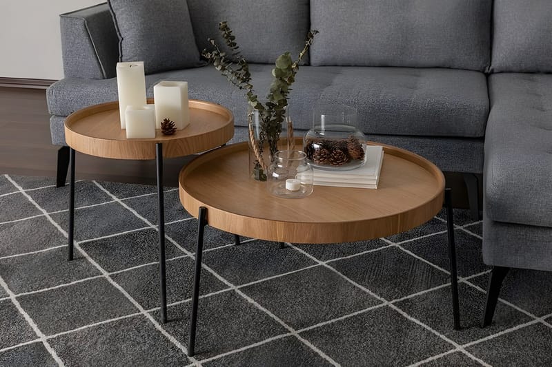 Rachida Satsbord - Natural - Möbler - Bord & matgrupper - Avlastningsbord - Satsbord