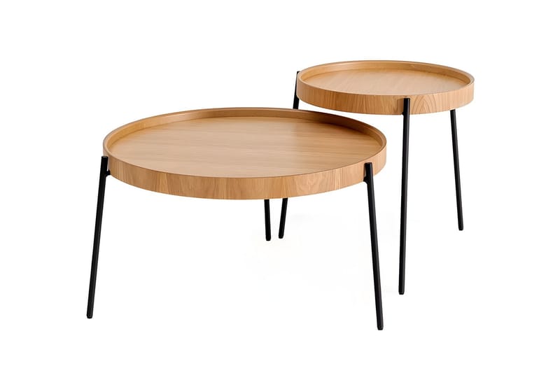 Rachida Satsbord - Natural - Möbler - Bord & matgrupper - Avlastningsbord - Satsbord