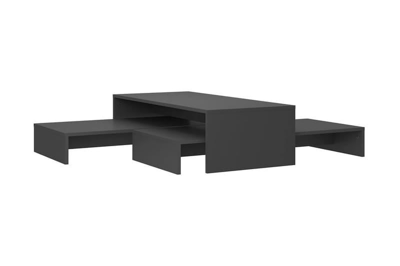 Satsbord grå 100x100x26,5 cm spånskiva - Grå - Möbler - Bord & matgrupper - Avlastningsbord - Satsbord