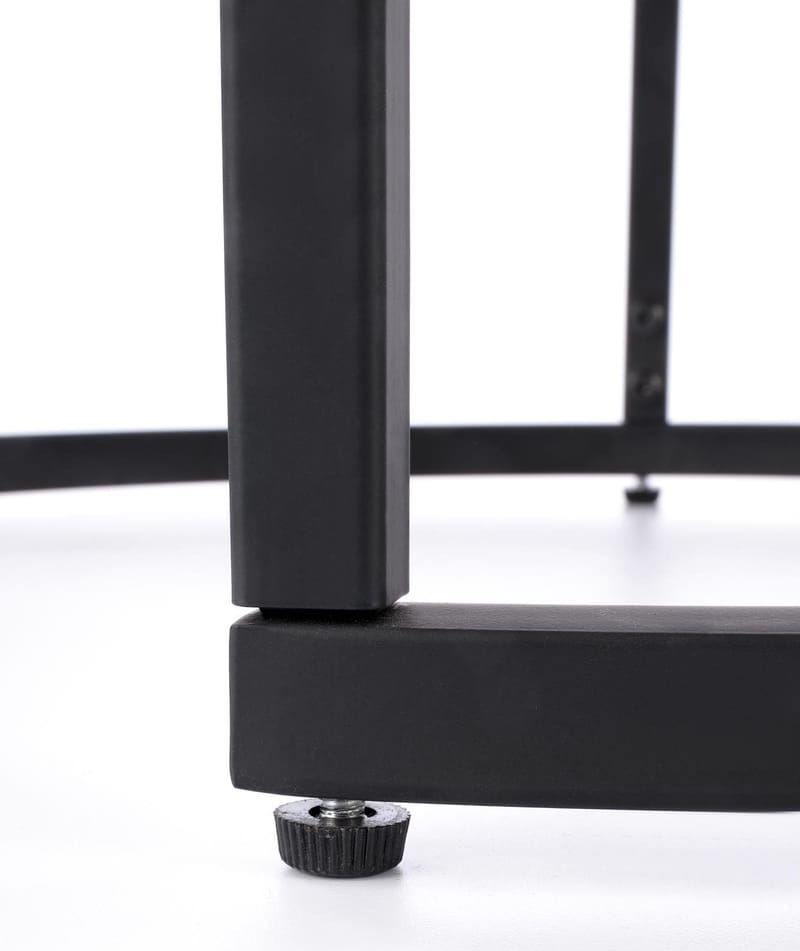 Satsbord valnöt/svart Ø43/53 cm - Tore - Valnöt/svart - Möbler - Bord & matgrupper - Avlastningsbord - Satsbord