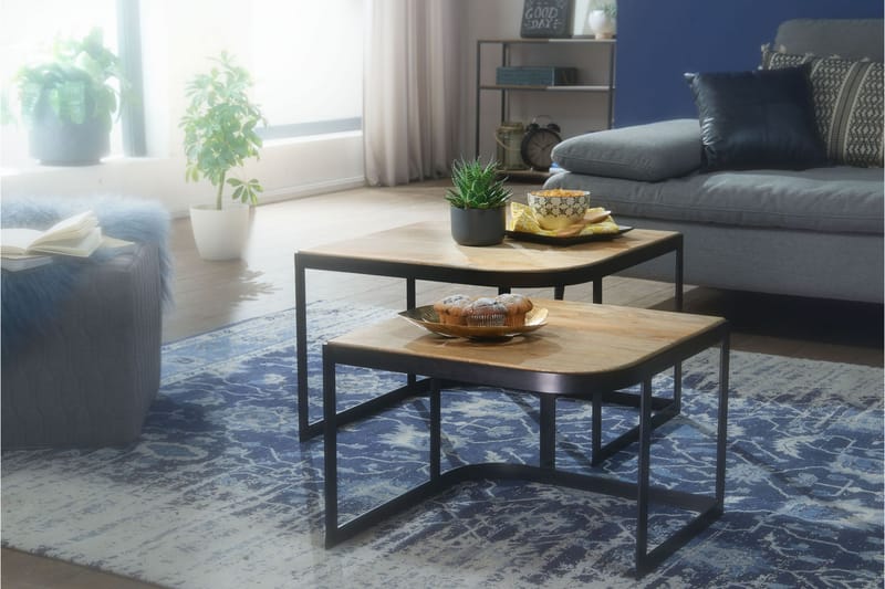 Willowdale Satsbord 60 cm - Brun/Svart - Möbler - Bord & matgrupper - Avlastningsbord - Satsbord
