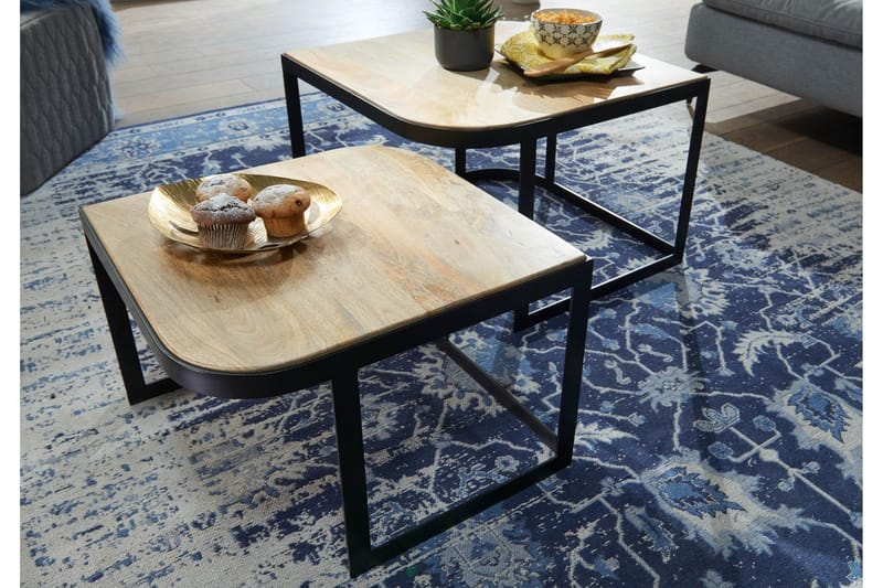 Willowdale Satsbord 60 cm - Brun/Svart - Möbler - Bord & matgrupper - Avlastningsbord - Satsbord