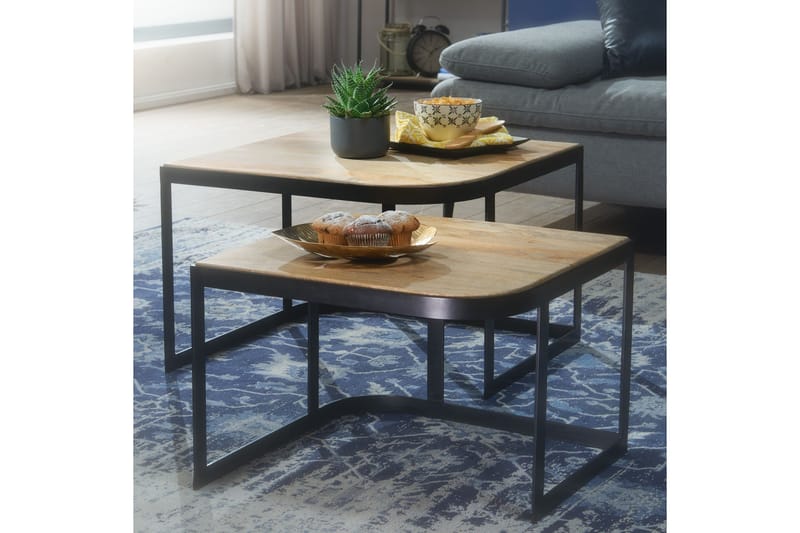 Willowdale Satsbord 60 cm - Brun/Svart - Möbler - Bord & matgrupper - Avlastningsbord - Satsbord