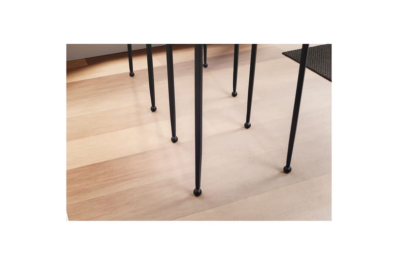 Satsbord Wohnling Set om 2 fyrkantigt glas tunna metallben modern - Möbler - Bord & matgrupper - Avlastningsbord - Satsbord