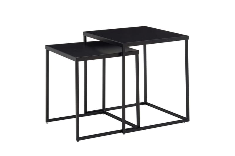 Satsbord Wohnling Set om 2 metall pulverlackerad med metallben modern - Möbler - Bord & matgrupper - Avlastningsbord - Satsbord