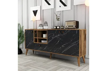 Scone Konsollbord 180 cm - Svart/Valnöt - Möbler - Bord & matgrupper - Avlastningsbord - Hallbord