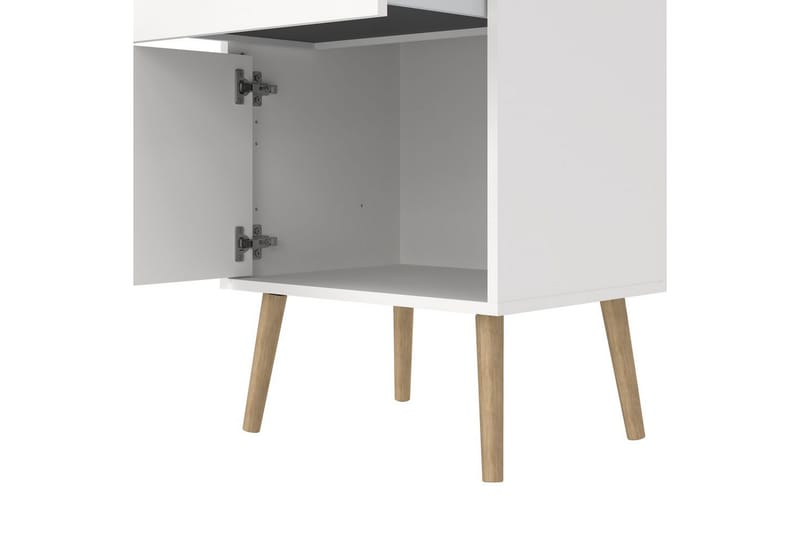 Shinta Sängbord 50 cm - Vit - Möbler - Bord & matgrupper - Avlastningsbord - Sängbord & nattduksbord