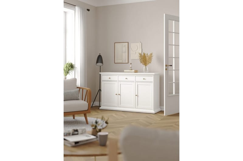 Shoiba Sidobord 144 cm - Vit - Möbler - Bord & matgrupper - Avlastningsbord - Lampbord