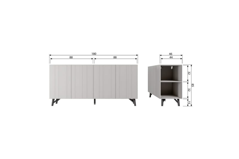 Sideboard Miller - Möbler - Bord & matgrupper - Avlastningsbord - Hallbord