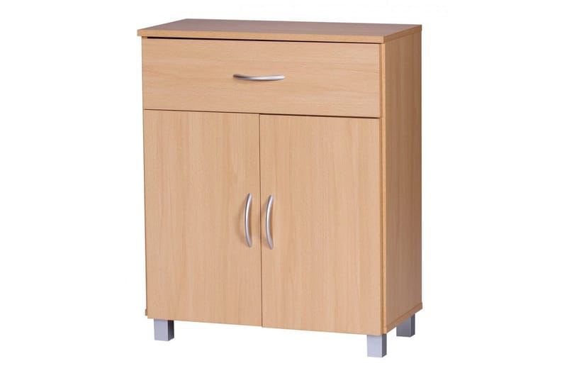 Sideboard Wohnling Folierad spånskiva 60 x 75 cm 2 dörrar 1 låda modern stil - Möbler - Bord & matgrupper - Avlastningsbord - Hallbord