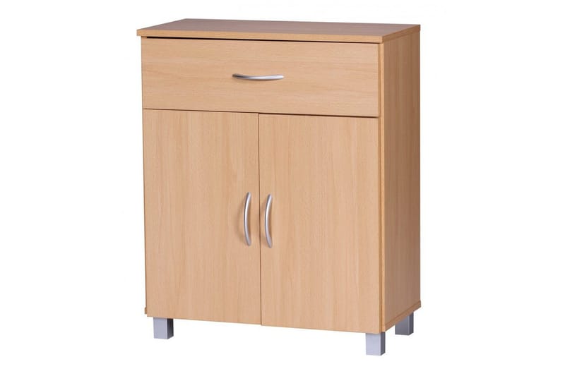 Sideboard Wohnling Folierad spånskiva 60 x 75 cm 2 dörrar 1 låda modern stil - Förvaring - Förvaringsmöbler - Sideboard & skänk