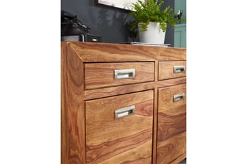 Sideboard Wohnling Massivt trä 90 cm 2 dörrar 2 lådor Lantstil - Förvaring - Förvaringsmöbler - Sideboard & skänk