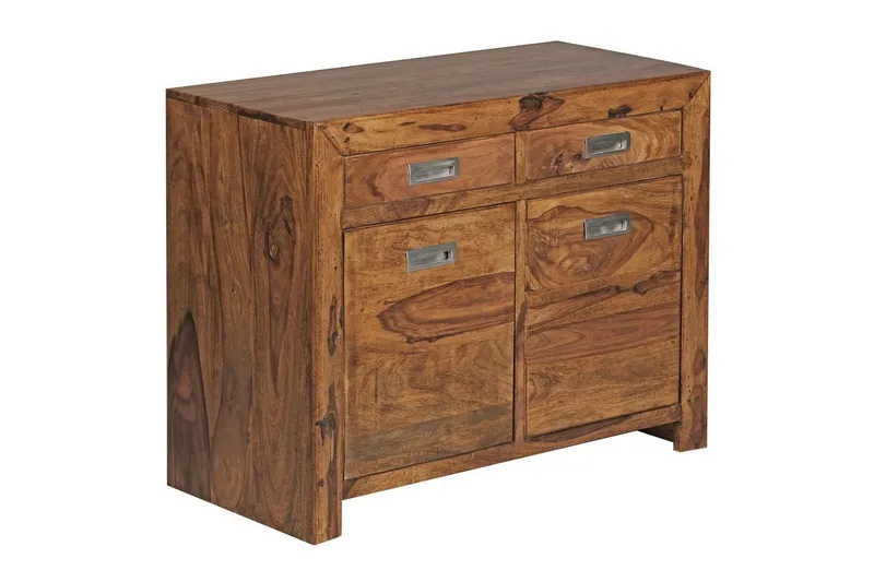 Sideboard Wohnling Massivt trä 90 cm 2 dörrar 2 lådor Lantstil, undefined