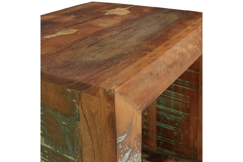 Sido bord Wohnling Massivt återvunnet trä Kolkutta kube Industriell - Möbler - Bord & matgrupper - Avlastningsbord - Lampbord