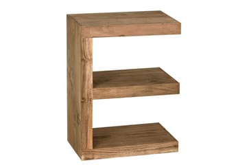 Sido bord Wohnling Massivt trä, E-kub, lantlig stil Akacia - Akacia - Möbler - Bord & matgrupper - Avlastningsbord - Lampbord