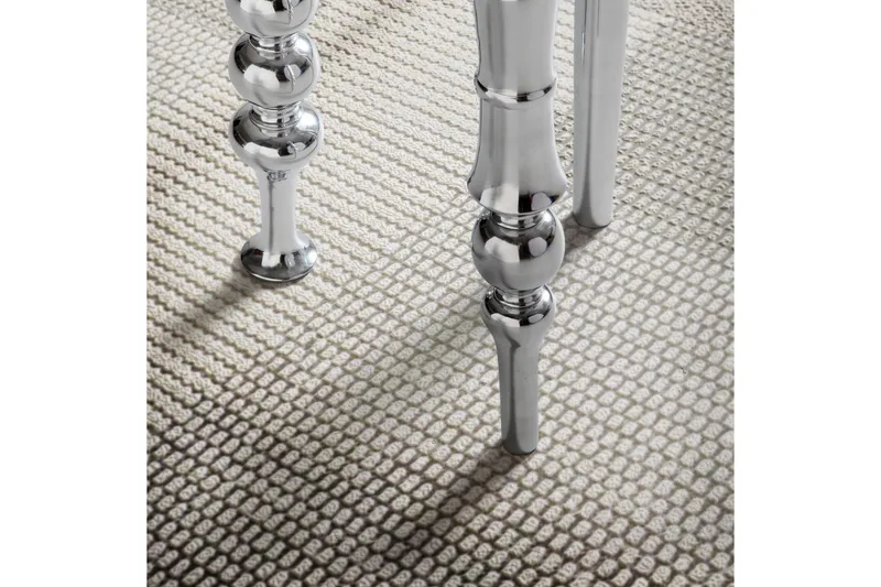 Sido bord Wohnling Metall Rund 44 cm med 3 Olika Ben Modern - Möbler - Bord & matgrupper - Avlastningsbord - Lampbord