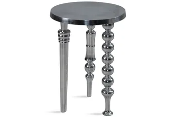 Sido bord Wohnling Metall Rund 44 cm med 3 Olika Ben Modern - Möbler - Bord & matgrupper - Avlastningsbord - Lampbord