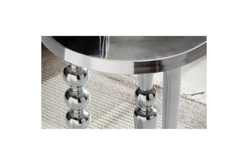 Sido bord Wohnling Metall Rund 44 cm med 3 Olika Ben Modern - Möbler - Bord & matgrupper - Avlastningsbord - Lampbord