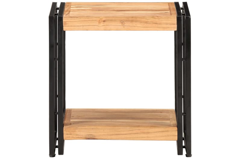Sidobord 40x30x40 cm massivt akaciaträ - Brun - Lampbord - Brickbord & småbord