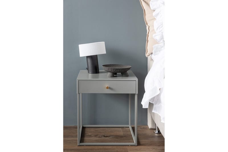 Sidobord Bakal - Ljusgrå - Möbler - Bord & matgrupper - Avlastningsbord - Lampbord