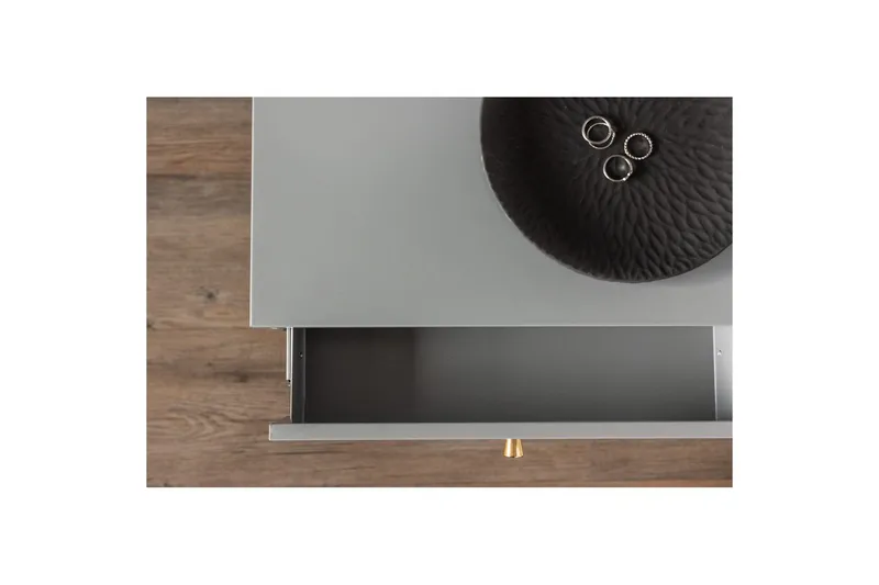 Sidobord Bakal - Ljusgrå - Möbler - Bord & matgrupper - Avlastningsbord - Lampbord