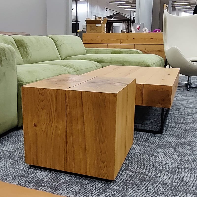 Sidobord Bronte 50x50x45 cm ek - brun - Möbler - Bord & matgrupper - Avlastningsbord - Lampbord