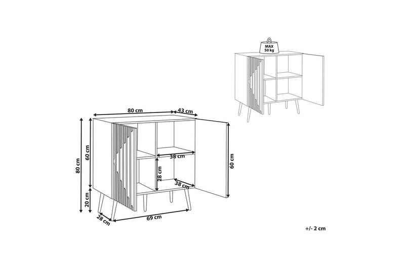 Sidobord Dalcross - Möbler - Bord & matgrupper - Avlastningsbord - Lampbord